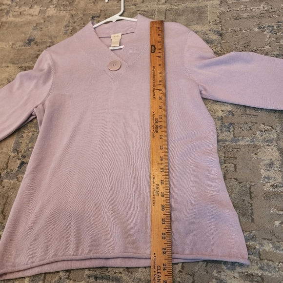 J Jill long sleeve purple knit shirt - Picture 14 of 16